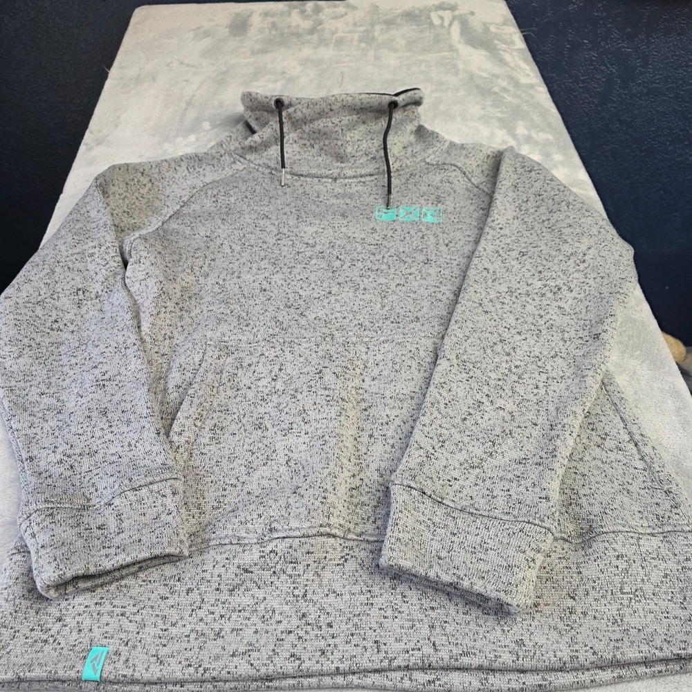 FXR Womens Ember Pullover Sweater Grey/Merlot Size M-Teal